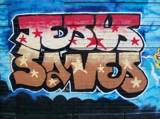 Jesus Saves Graffiti