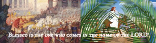 Palm Sunday Logo with phrase