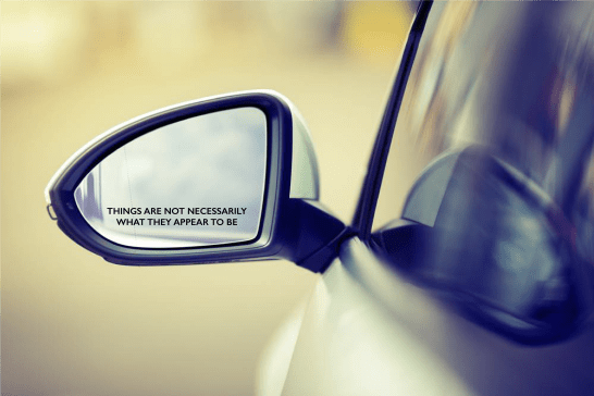 Not what they seem Hindsight