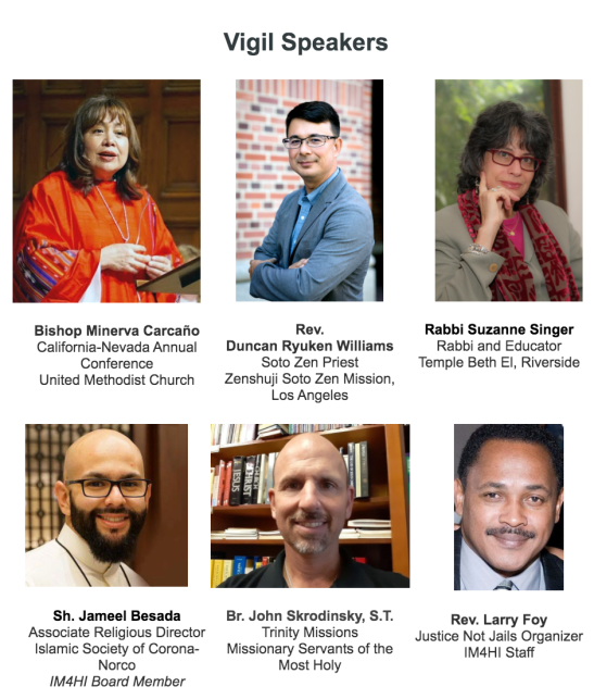 Interfaith Vigil Speakers
