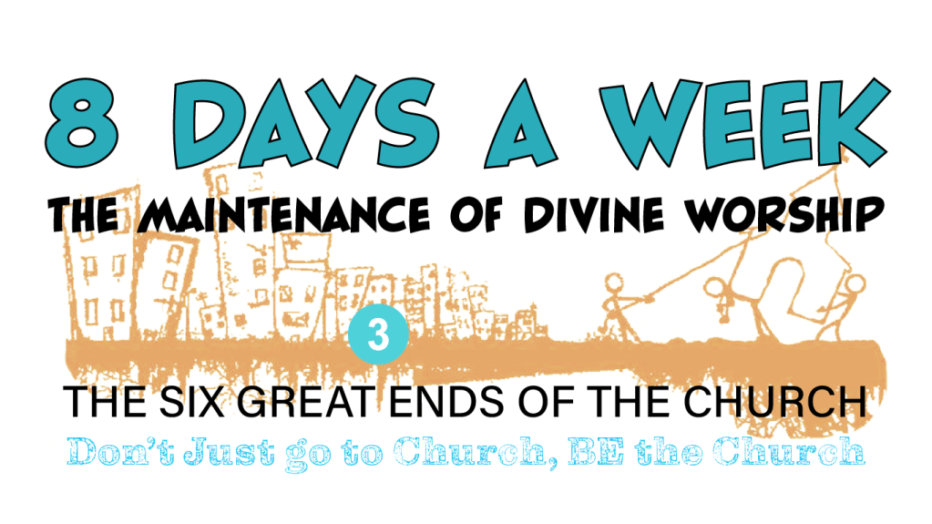 Logo for the 3rd Great end of the Church - the maintenance of divine worship.